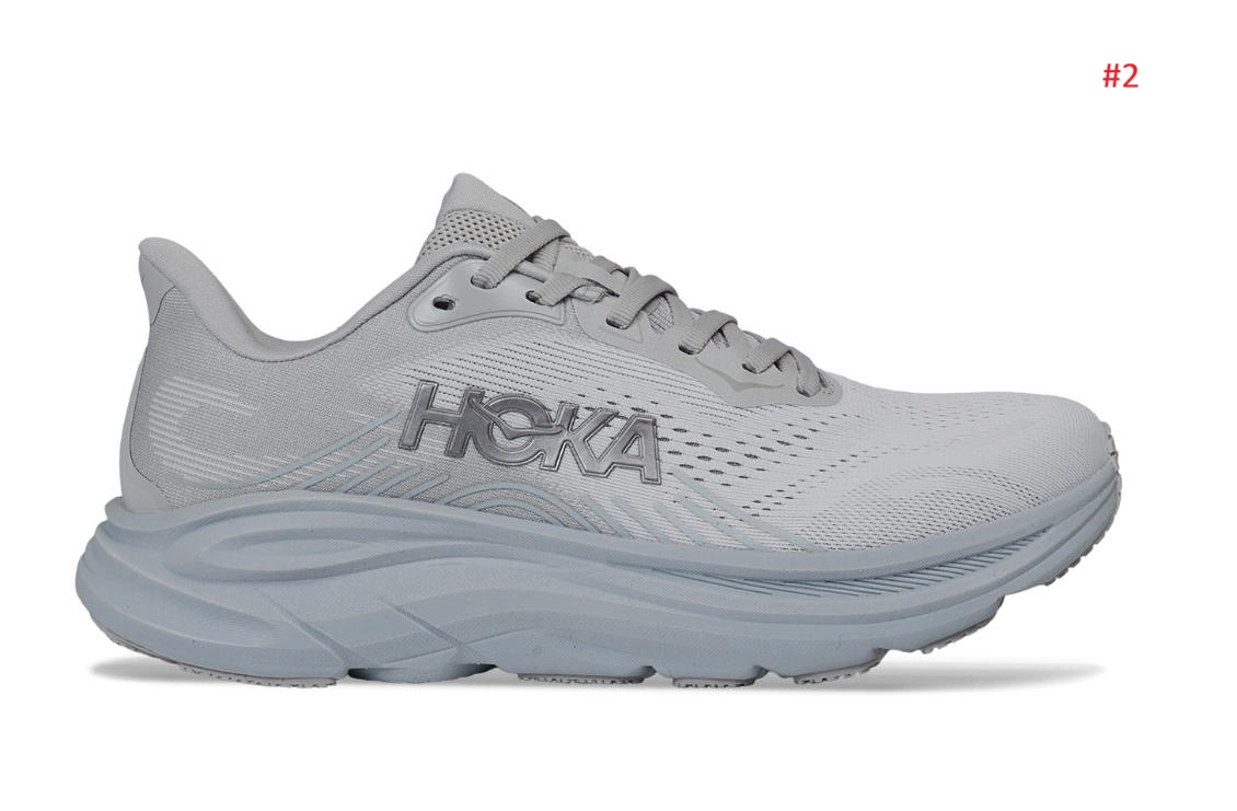 HOKA נעלי ריצה מרופדות עם סוליה עבה – תמונה 5