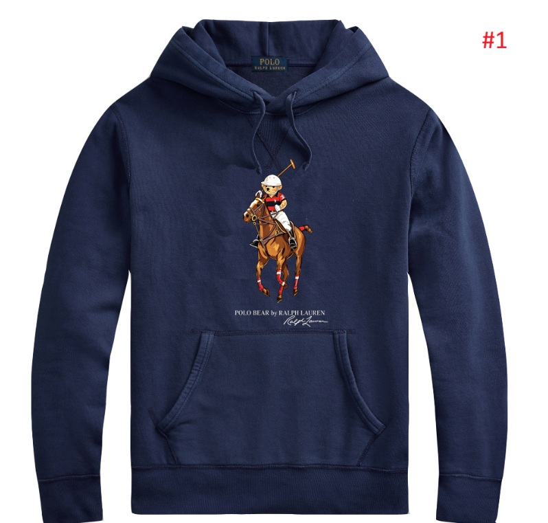 Polo Ralph Lauren קפוצ׳ון עם הדפס Polo Bear – תמונה 2