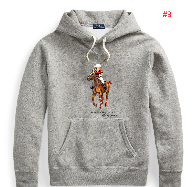 Polo Ralph Lauren קפוצ׳ון עם הדפס Polo Bear – תמונה 4