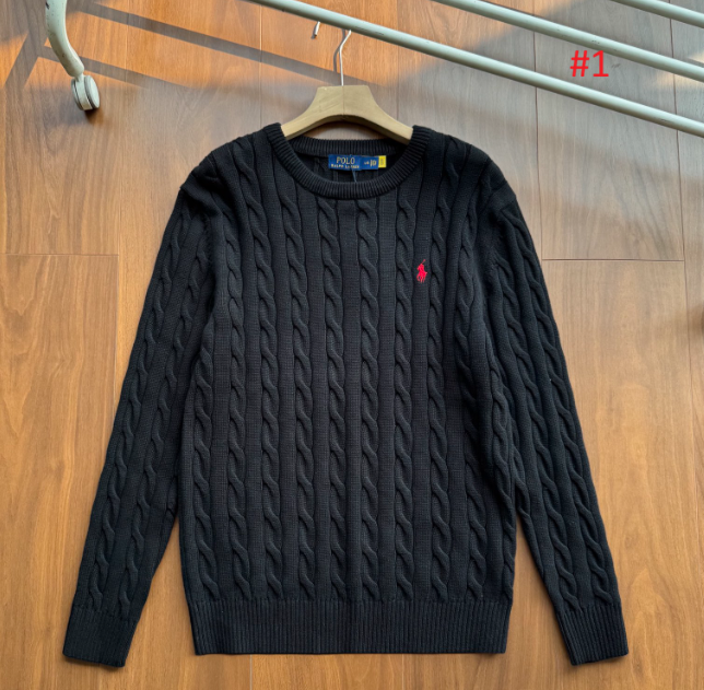 Polo Ralph Lauren סוודר סריג כבלים לגברים – תמונה 3