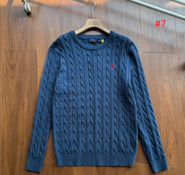 Polo Ralph Lauren סוודר סריג כבלים לגברים – תמונה 11