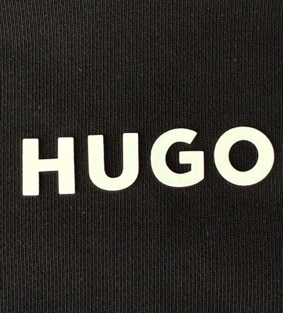 HUGO קפוצון לוגו מינימליסטי עם כיס קנגורו – תמונה 7