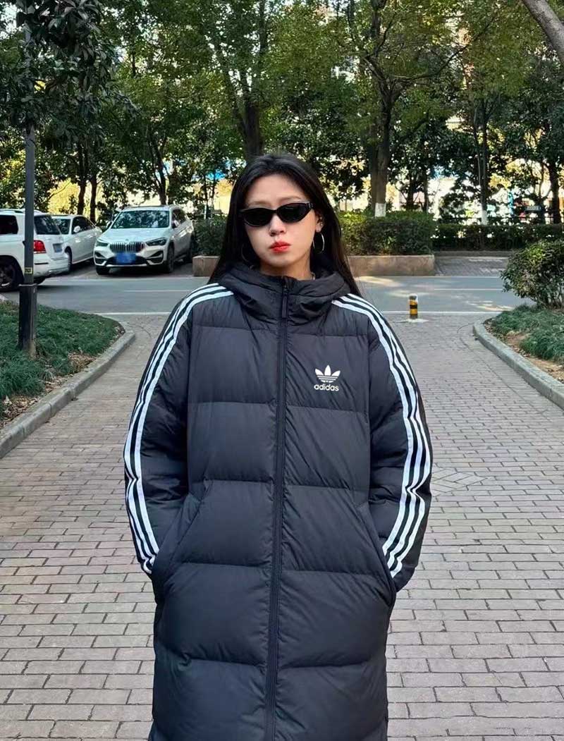 Adidas מעיל פוך ארוך 3ST Long Coat – תמונה 4
