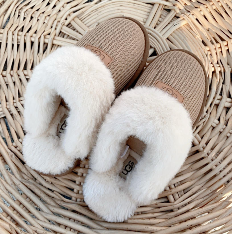 UGG נעלי בית עם פרווה רכה – תמונה 3