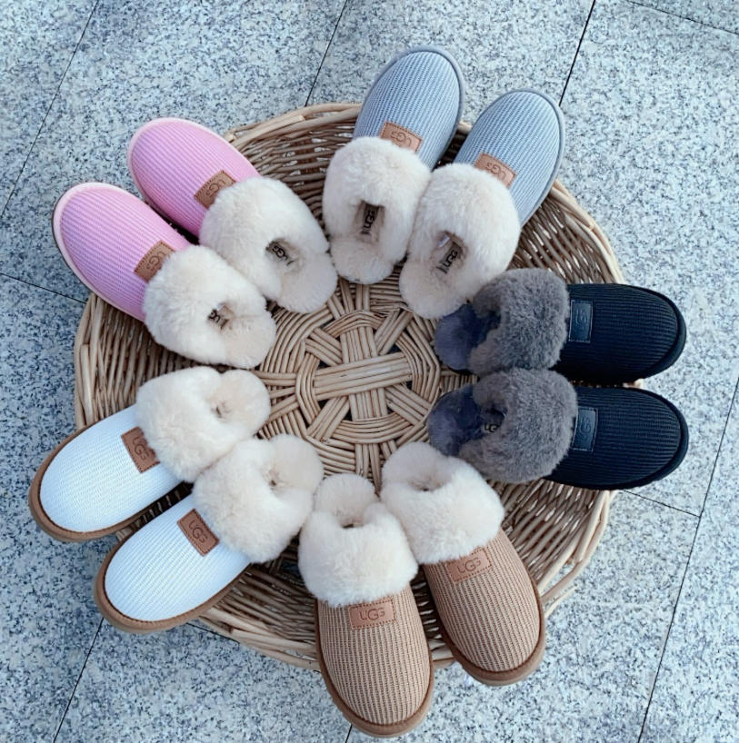 UGG נעלי בית עם פרווה רכה – תמונה 9