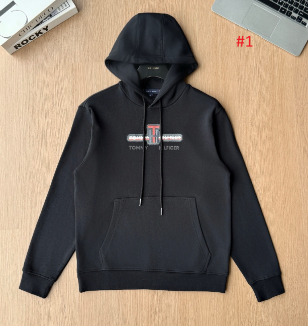 Tommy Hilfiger קפוצ'ון לוגו TH קלאסי – תמונה 2