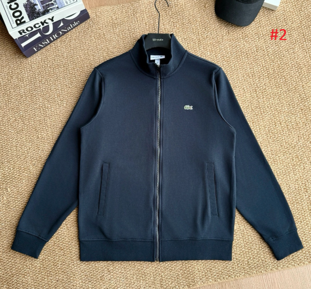 LACOSTE ז'קט טרנינג רוכסן מלא לגברים – תמונה 3