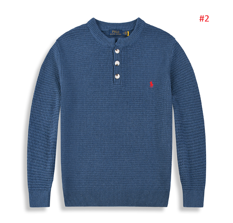 Polo Ralph Lauren סוודר הנלי סריג וופל לגברים – תמונה 3