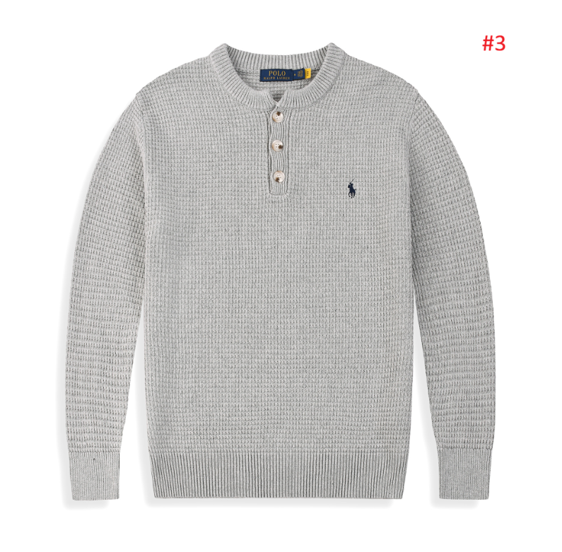 Polo Ralph Lauren סוודר הנלי סריג וופל לגברים – תמונה 4