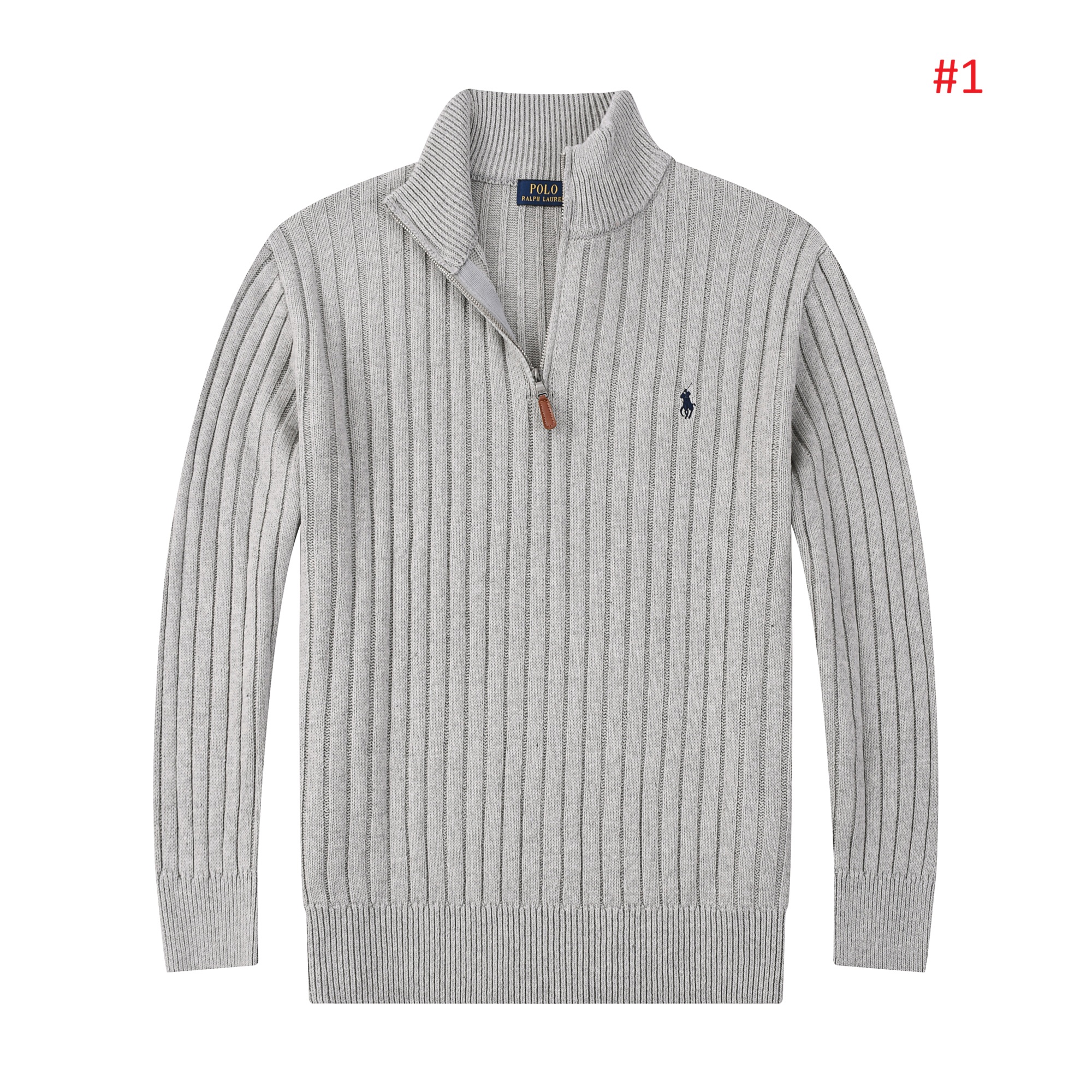 Polo Ralph Lauren סוודר ריב חצי-רוכסן לגברים – תמונה 2