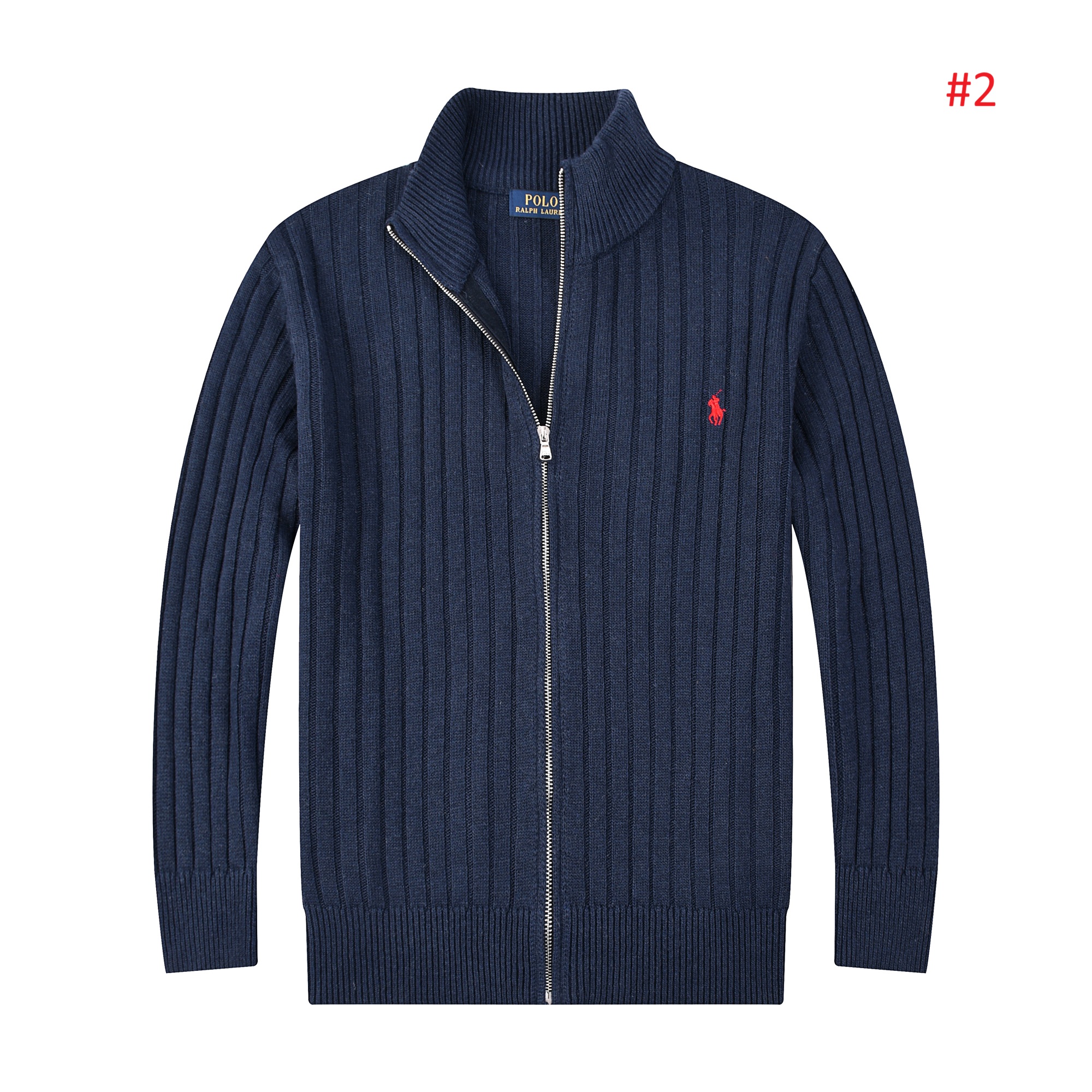Polo Ralph Lauren קרדיגן סריג גברים עם רוכסן – תמונה 3