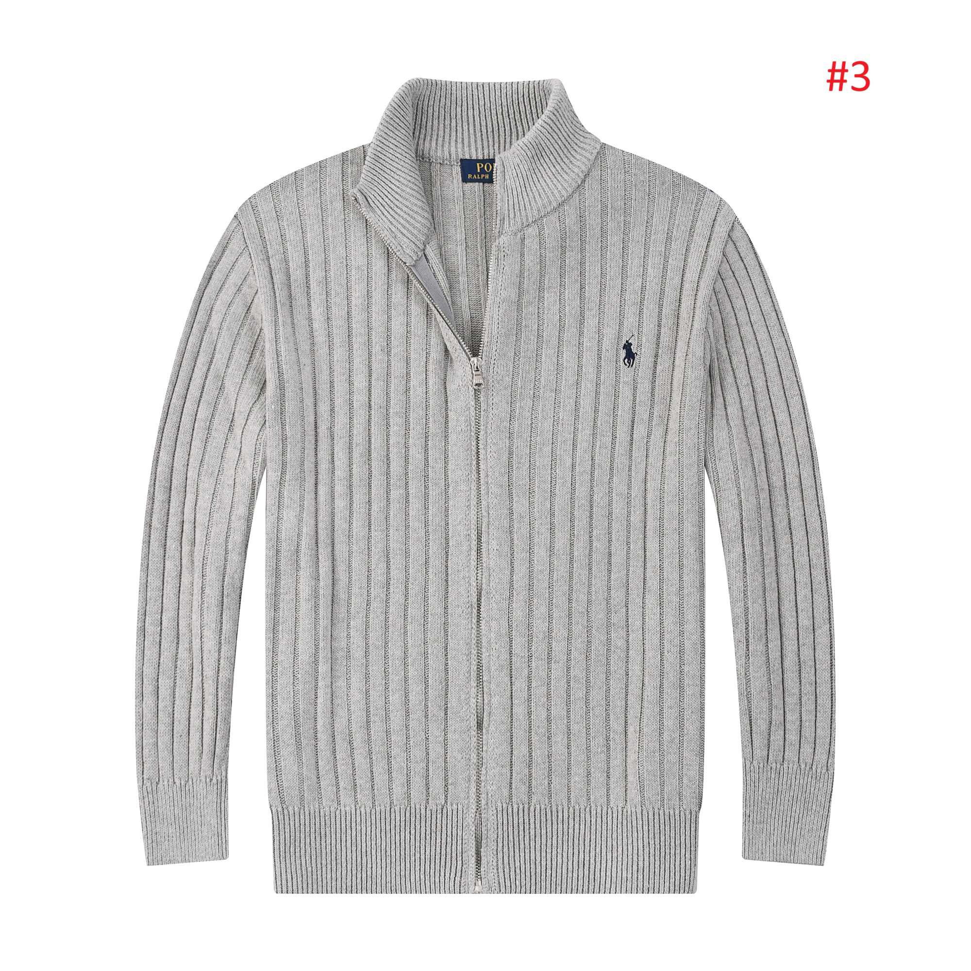 Polo Ralph Lauren קרדיגן סריג גברים עם רוכסן – תמונה 4
