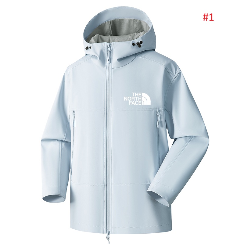 The North Face מעיל סופטשל עם כובע – תמונה 2