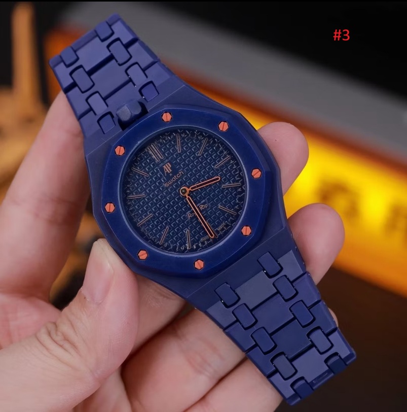 Swatch x AP שעון יד יוניסקס Royal Pop צבעוני – תמונה 4