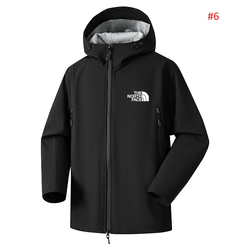 The North Face מעיל סופטשל עם כובע – תמונה 7
