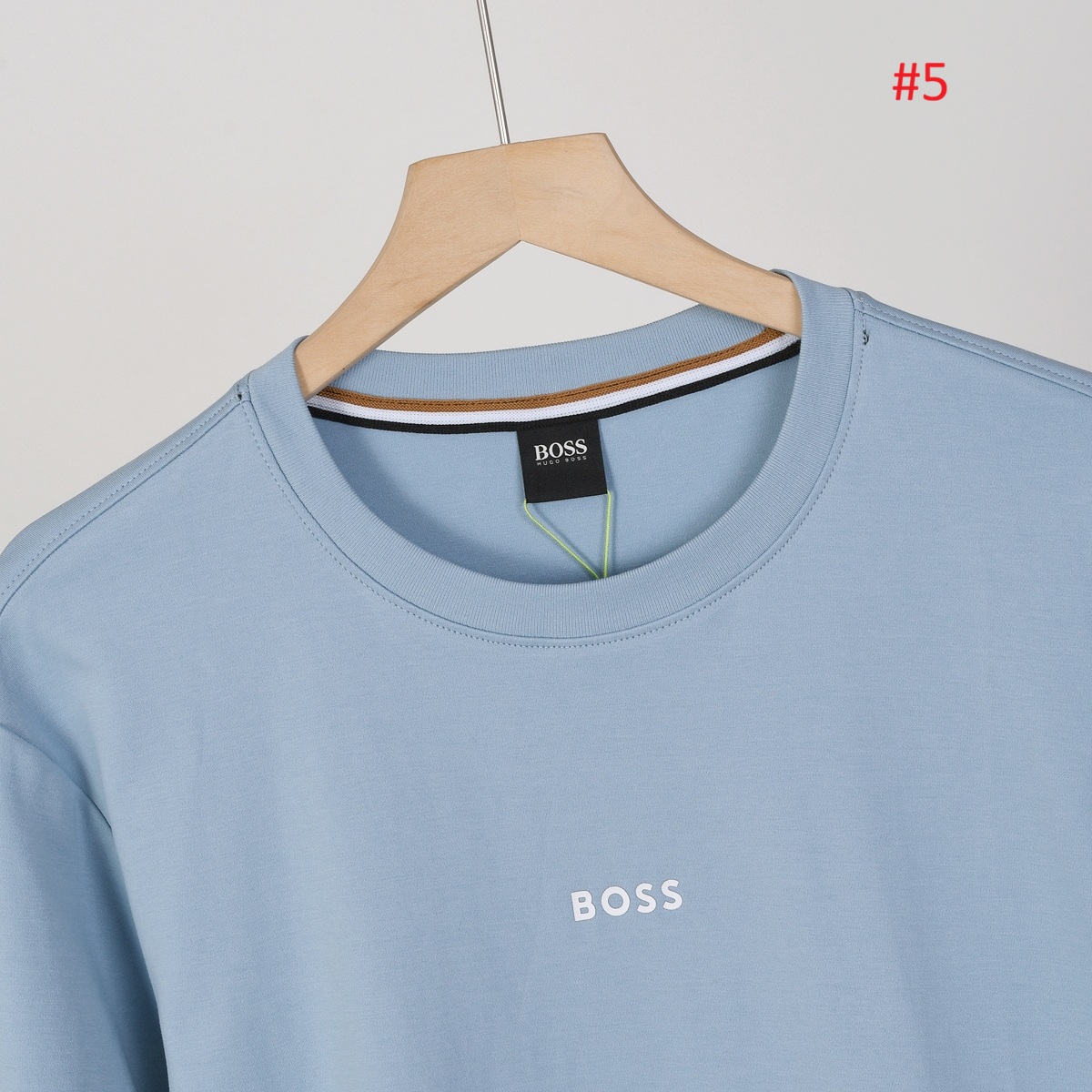 BOSS חולצת טי שרוול ארוך עם לוגו – תמונה 6