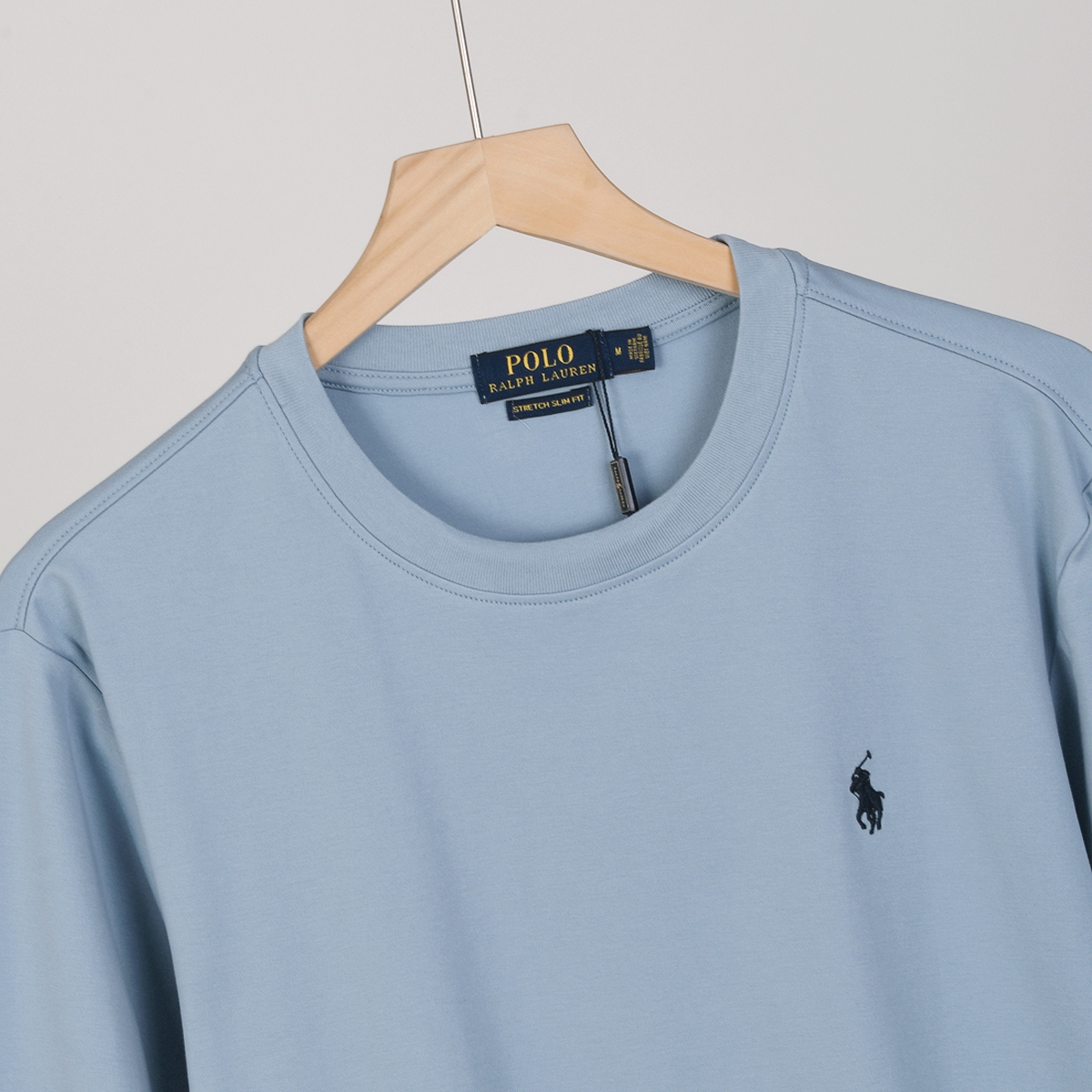 POLO RALPH LAUREN טי שירט שרוול ארוך לגברים עם לוגו רקום – תמונה 3