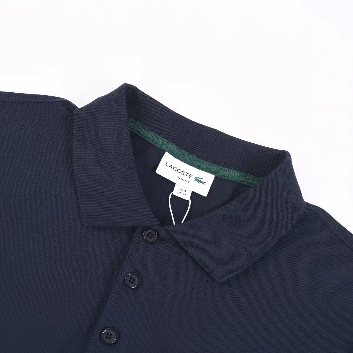 Lacoste חולצת פולו שרוול ארוך לגברים – תמונה 6