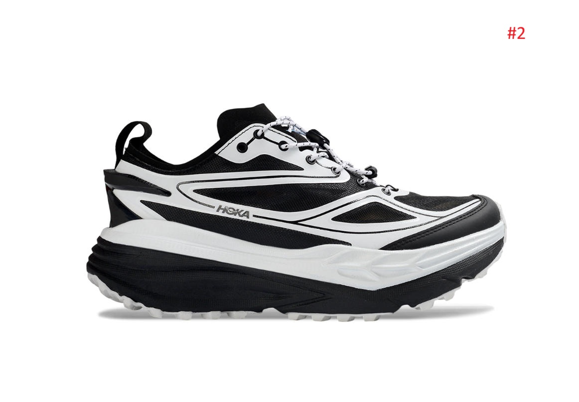 HOKA נעלי טראיל מרופדות עם שרוך מהיר – תמונה 3