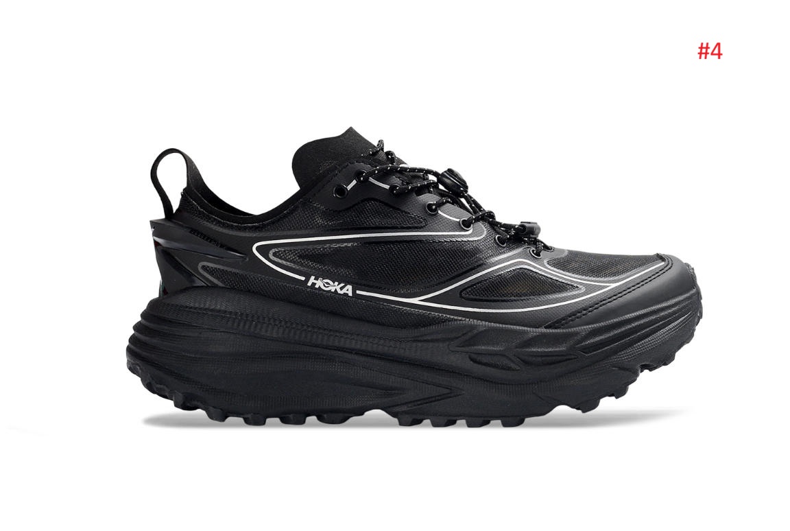 HOKA נעלי טראיל מרופדות עם שרוך מהיר – תמונה 5