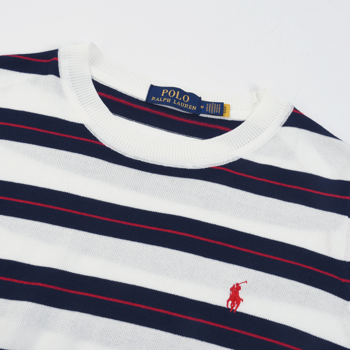 Polo Ralph Lauren חולצת טי פסים קצרה לגברים – תמונה 6