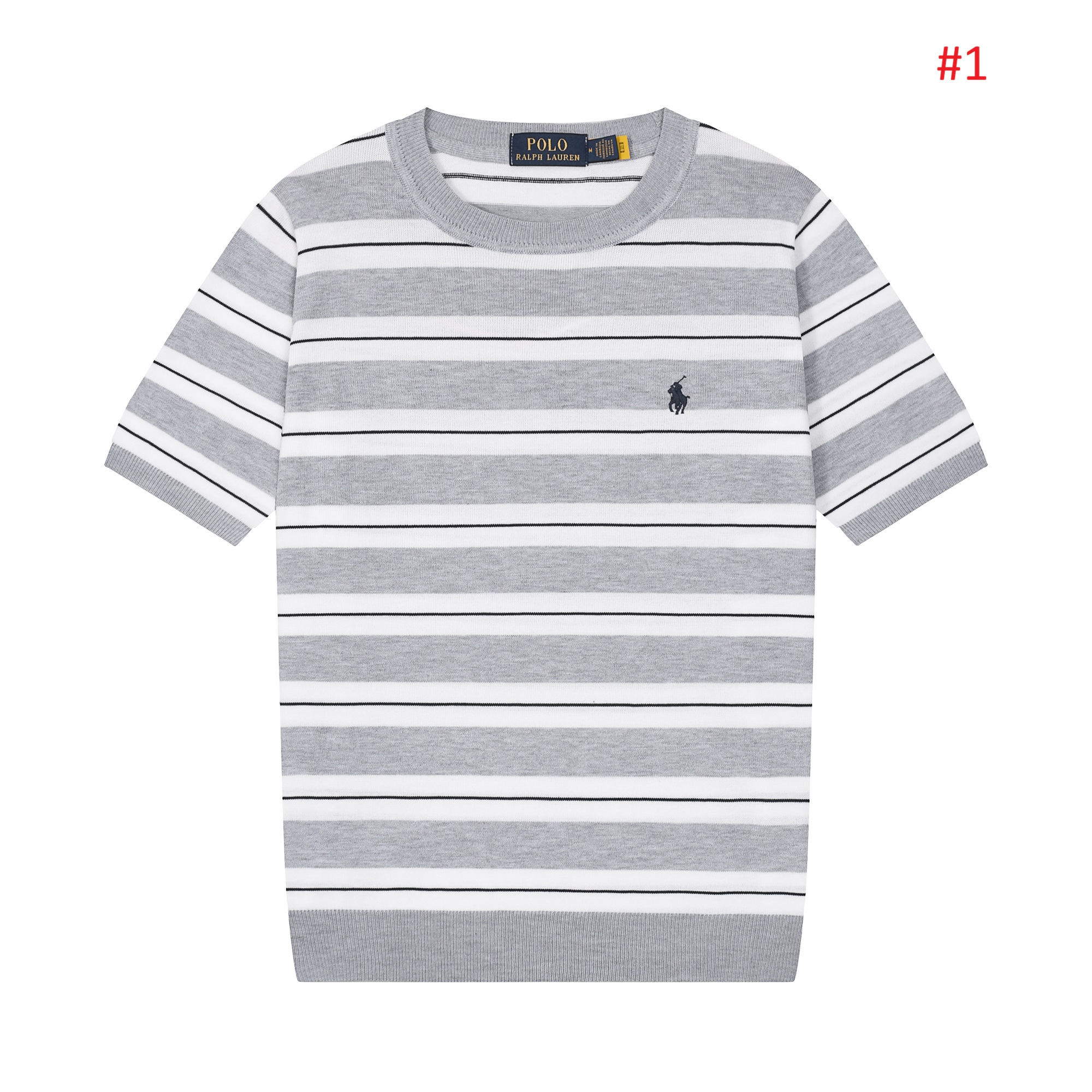 Polo Ralph Lauren חולצת טי פסים קצרה לגברים – תמונה 2