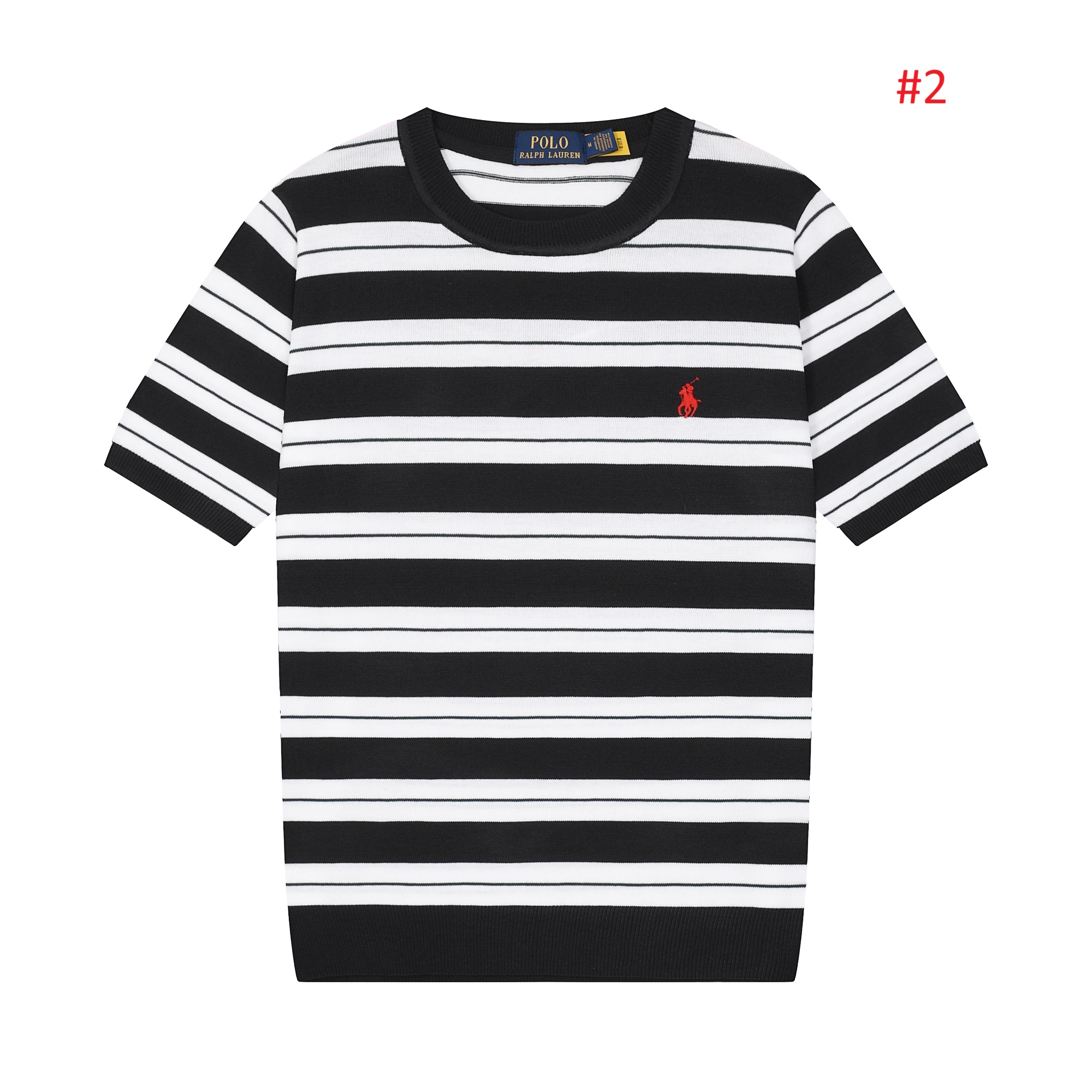 Polo Ralph Lauren חולצת טי פסים קצרה לגברים – תמונה 3