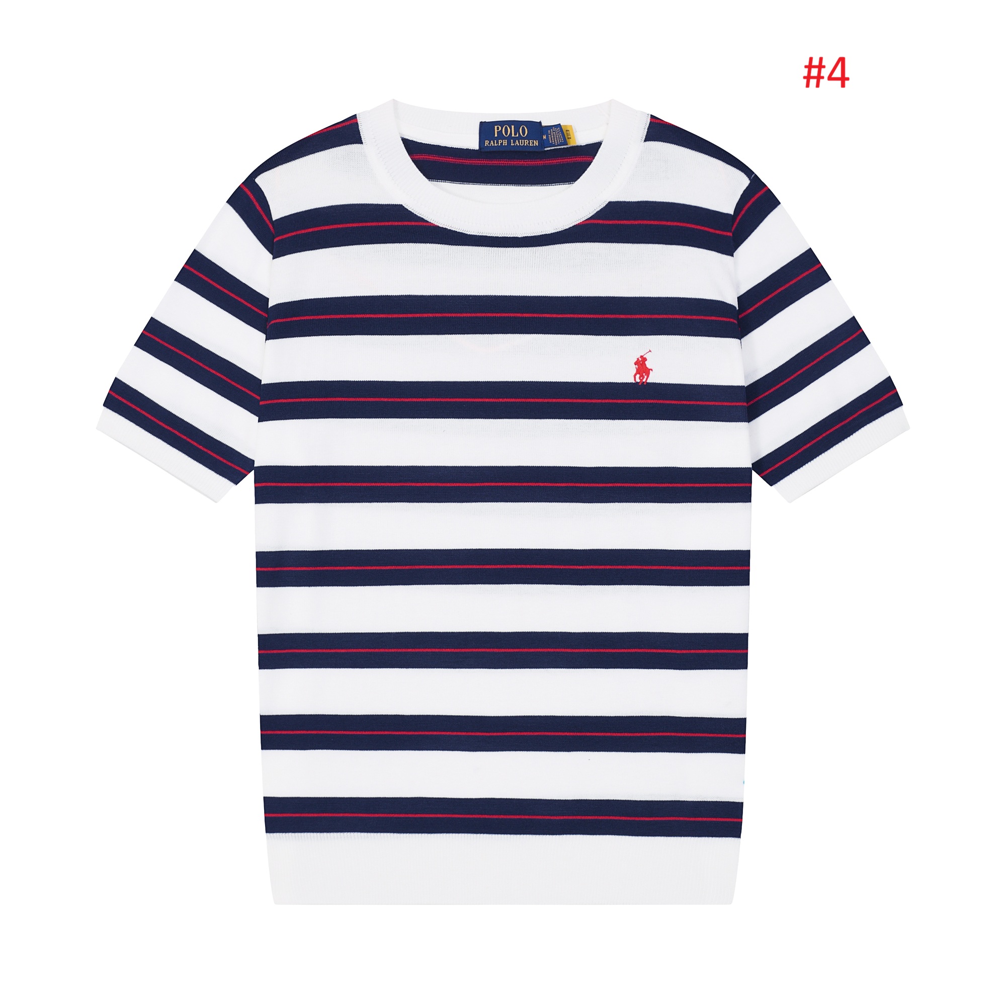 Polo Ralph Lauren חולצת טי פסים קצרה לגברים – תמונה 5