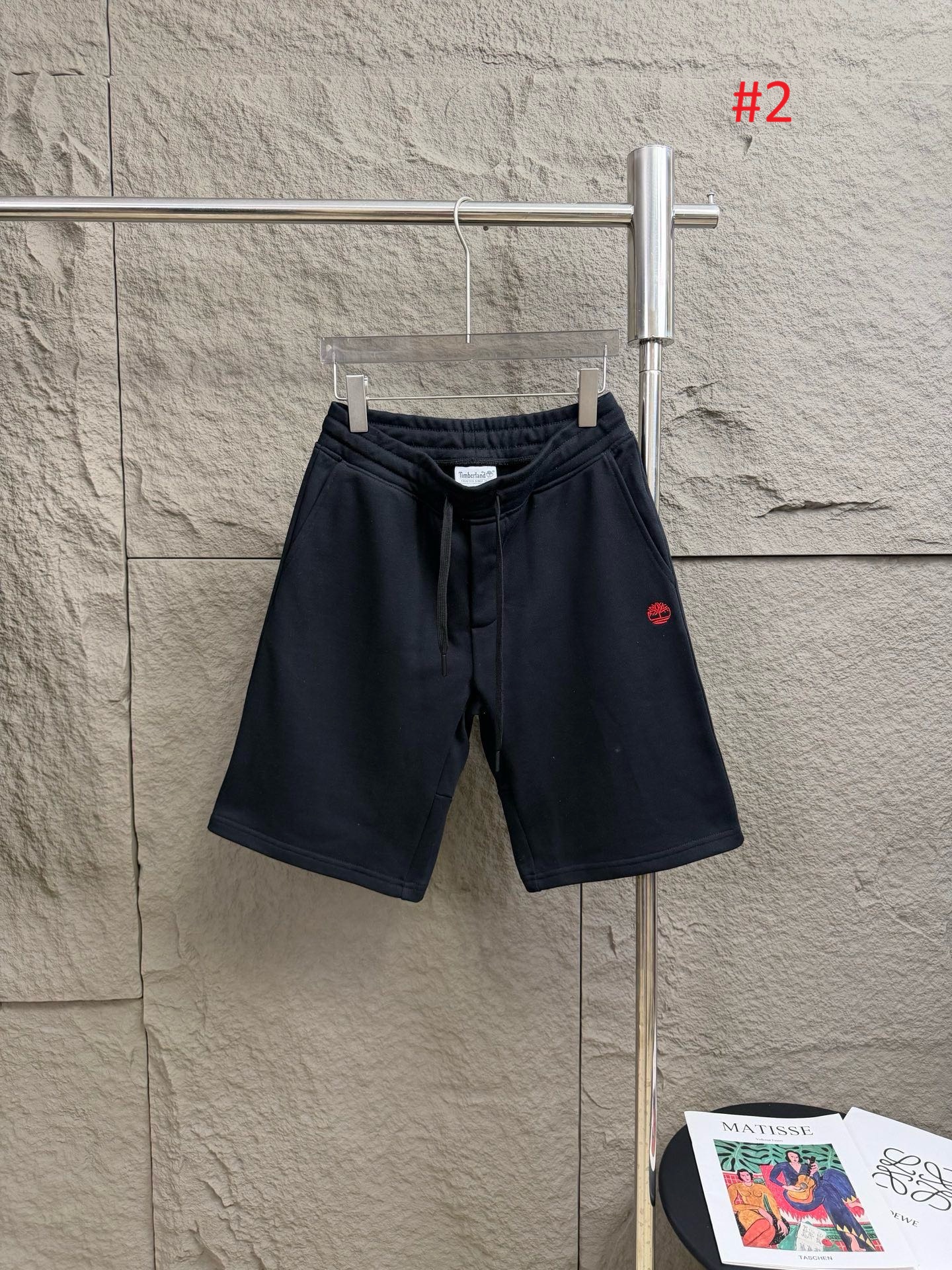 Timberland שורט טרנינג לגברים עם לוגו – תמונה 3