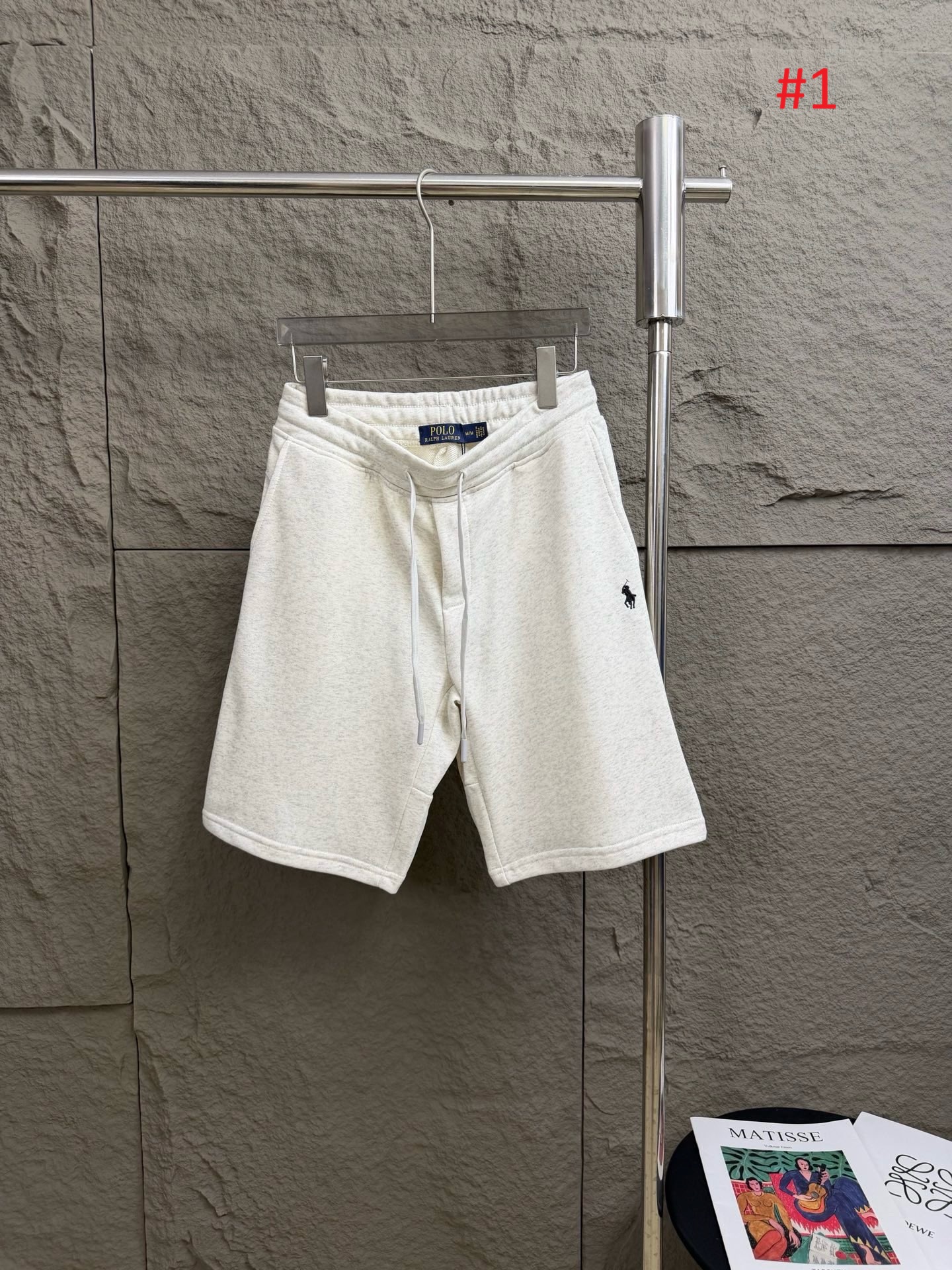 Polo Ralph Lauren שורטס טרנינג לגברים עם לוגו – תמונה 2