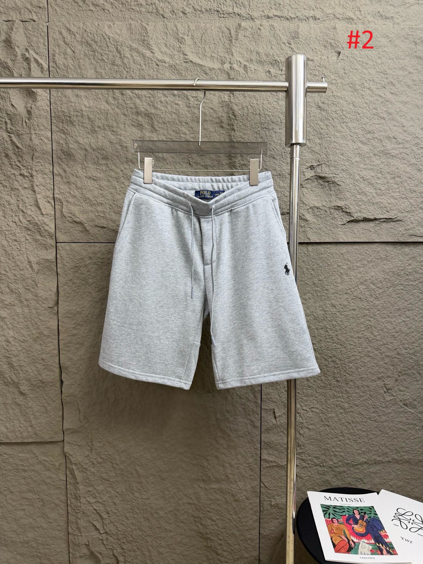 Polo Ralph Lauren שורטס טרנינג לגברים עם לוגו – תמונה 3