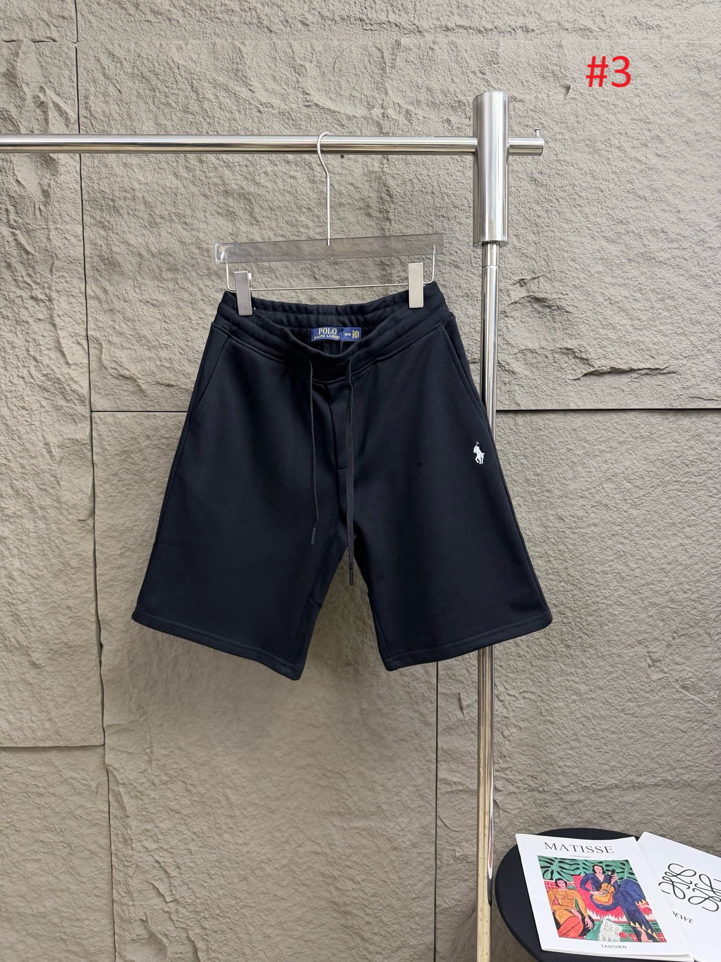 Polo Ralph Lauren שורטס טרנינג לגברים עם לוגו – תמונה 4