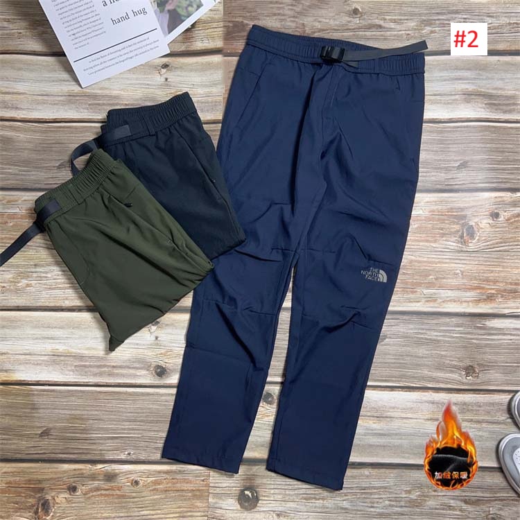 THE NORTH FACE מכנסי טיולים עם חגורה וכיסי רוכסן – תמונה 3
