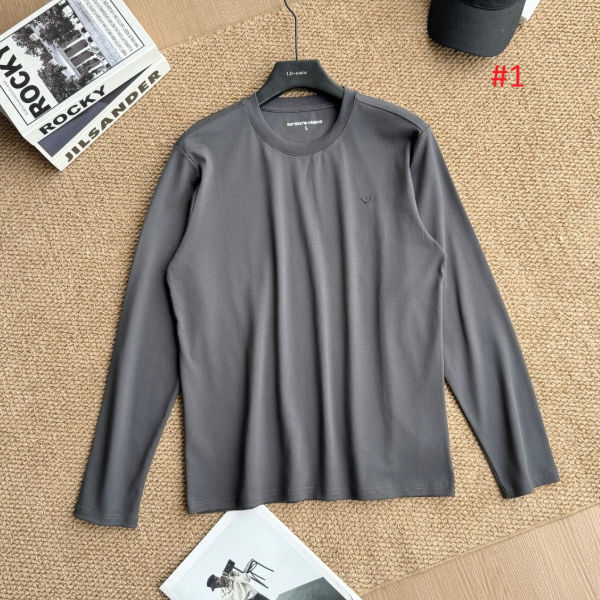 Emporio Armani EA7 טי שירט לגבר שרוול ארוך – תמונה 2
