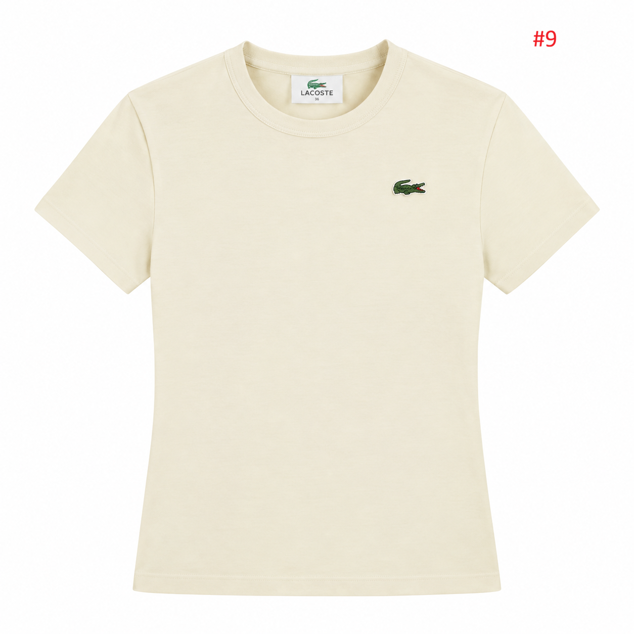 Lacoste חולצת טי נשים עם לוגו תנין – תמונה 10