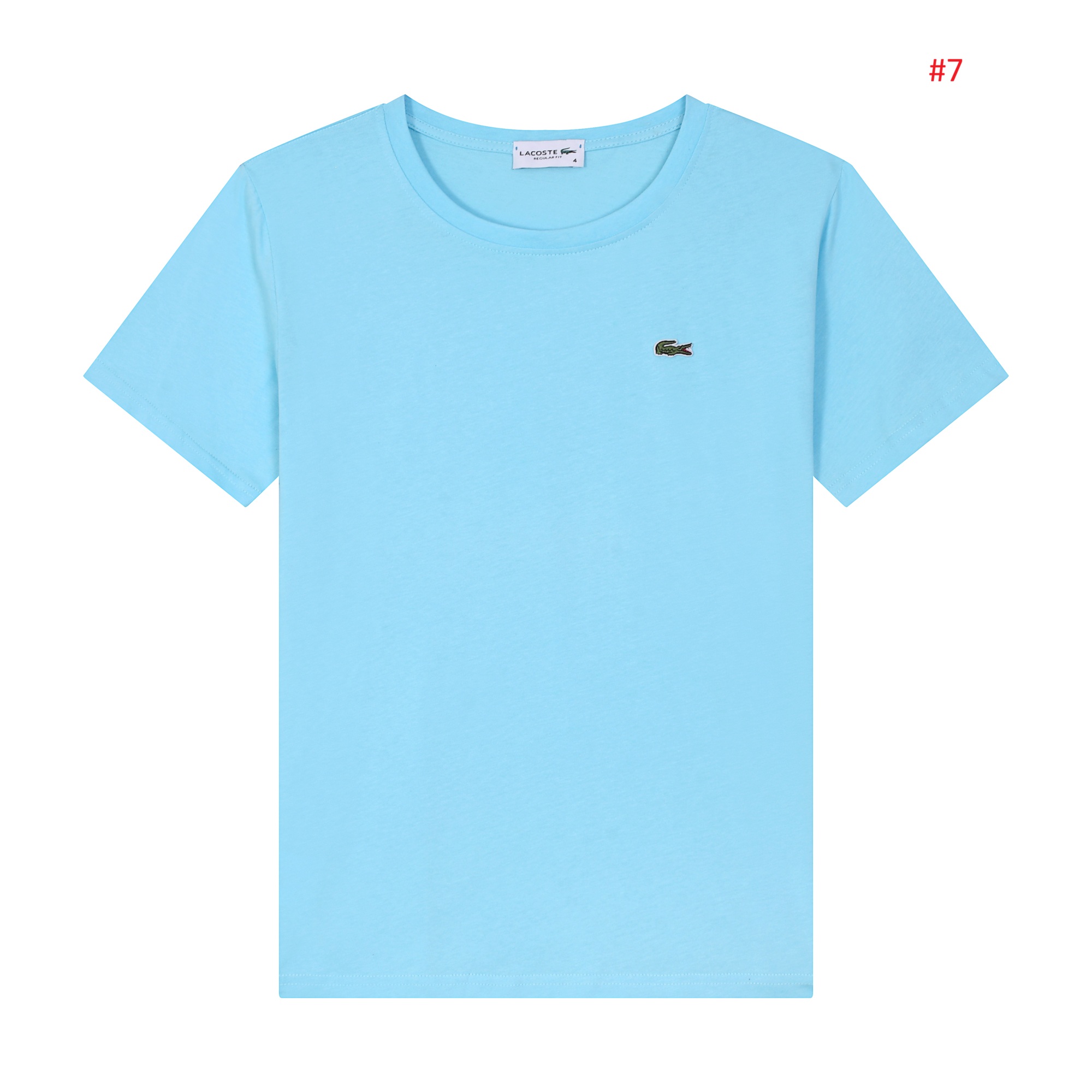 Lacoste חולצת טי לגברים Regular Fit עם לוגו תנין – תמונה 8