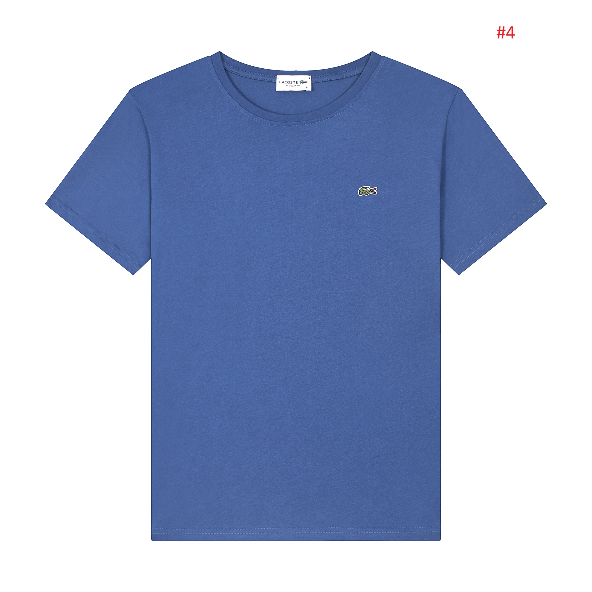 Lacoste חולצת טי לגברים Regular Fit עם לוגו תנין – תמונה 5