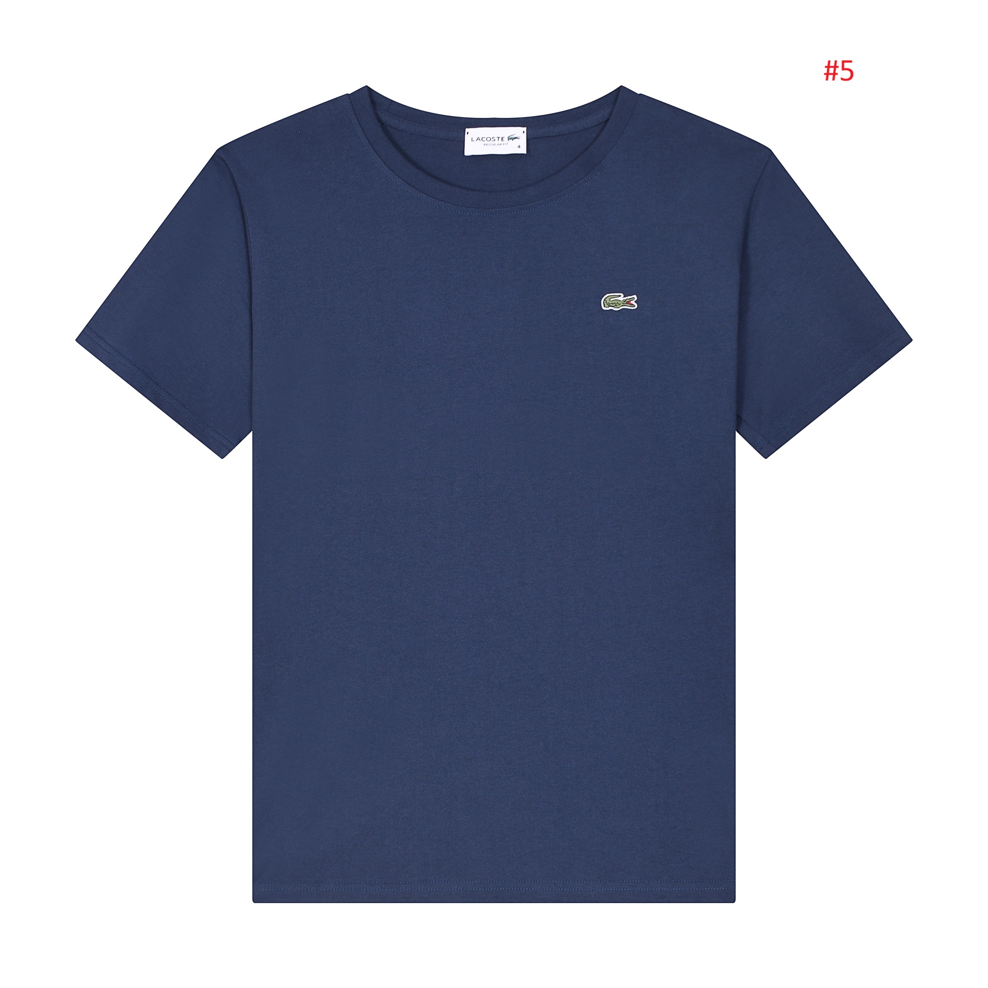 Lacoste חולצת טי לגברים Regular Fit עם לוגו תנין – תמונה 6