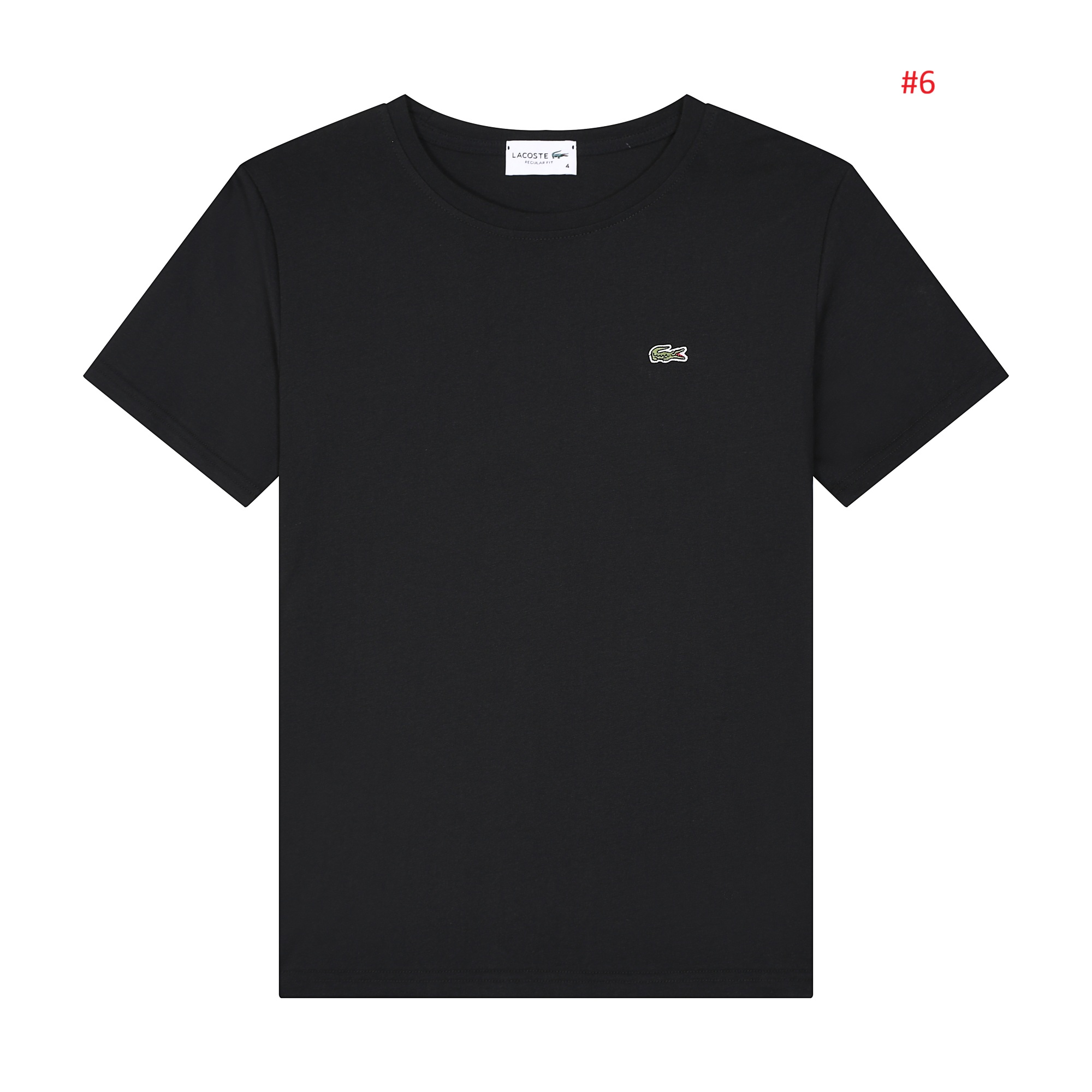Lacoste חולצת טי לגברים Regular Fit עם לוגו תנין – תמונה 7