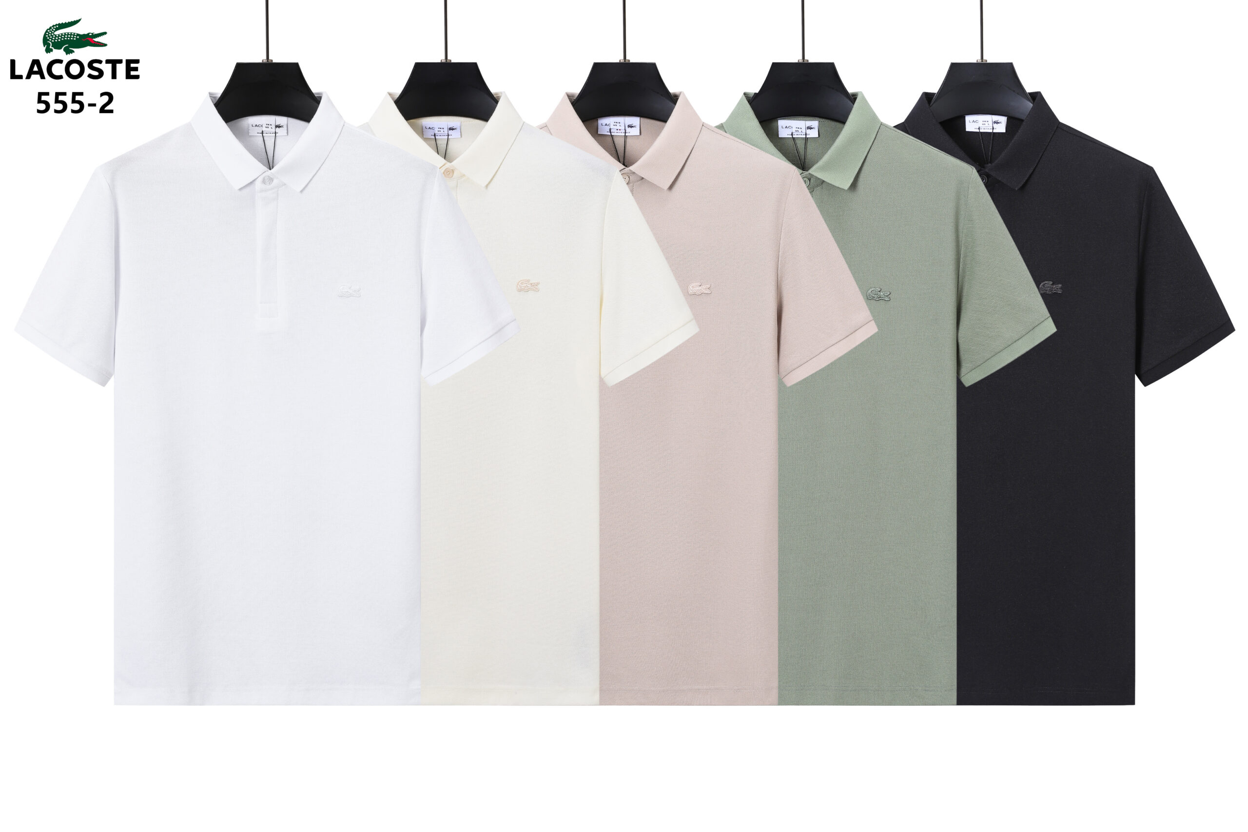 LACOSTE חולצת פולו לגברים 555-2 – תמונה 9