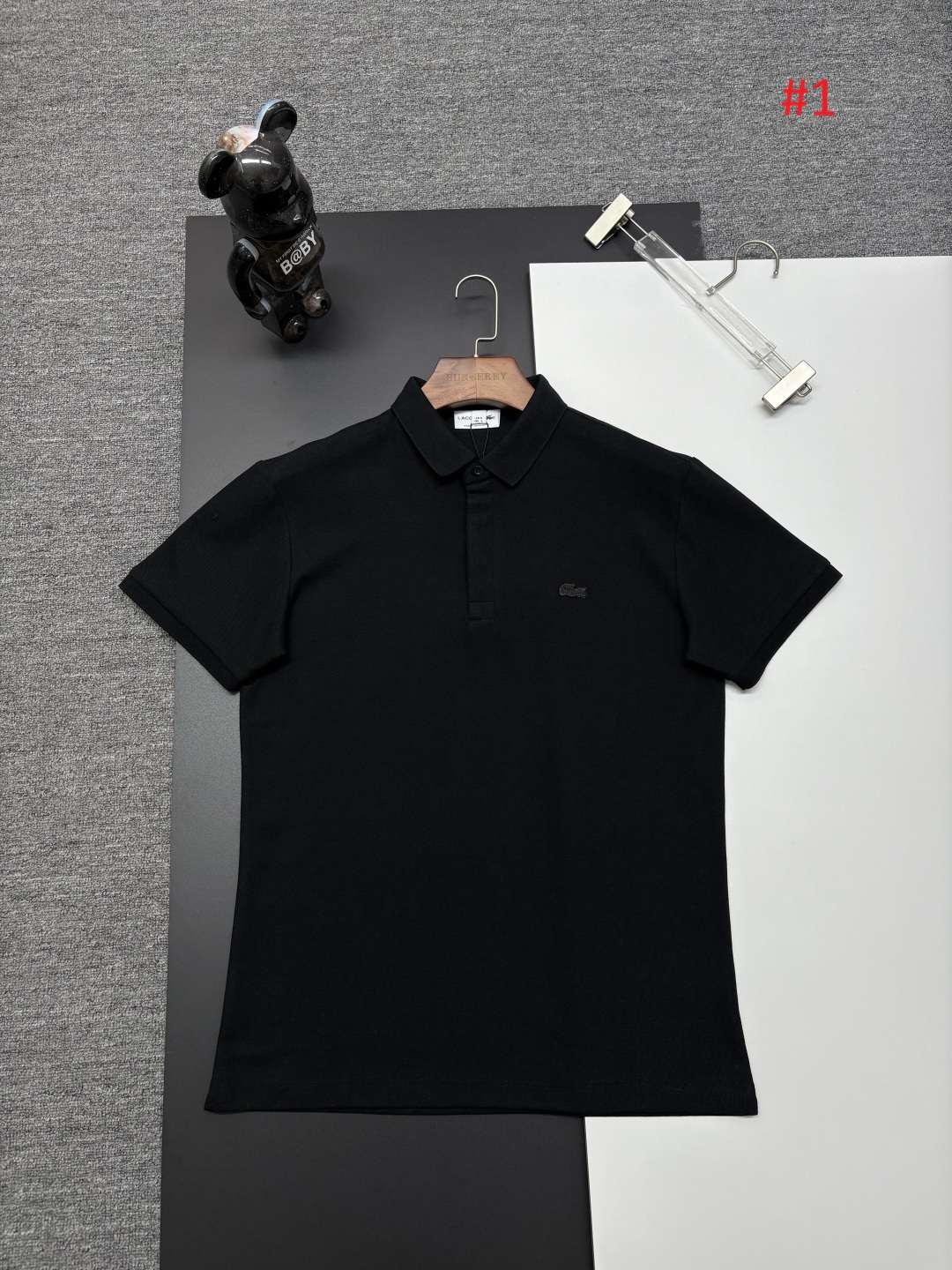 LACOSTE חולצת פולו לגברים 555-2 – תמונה 2