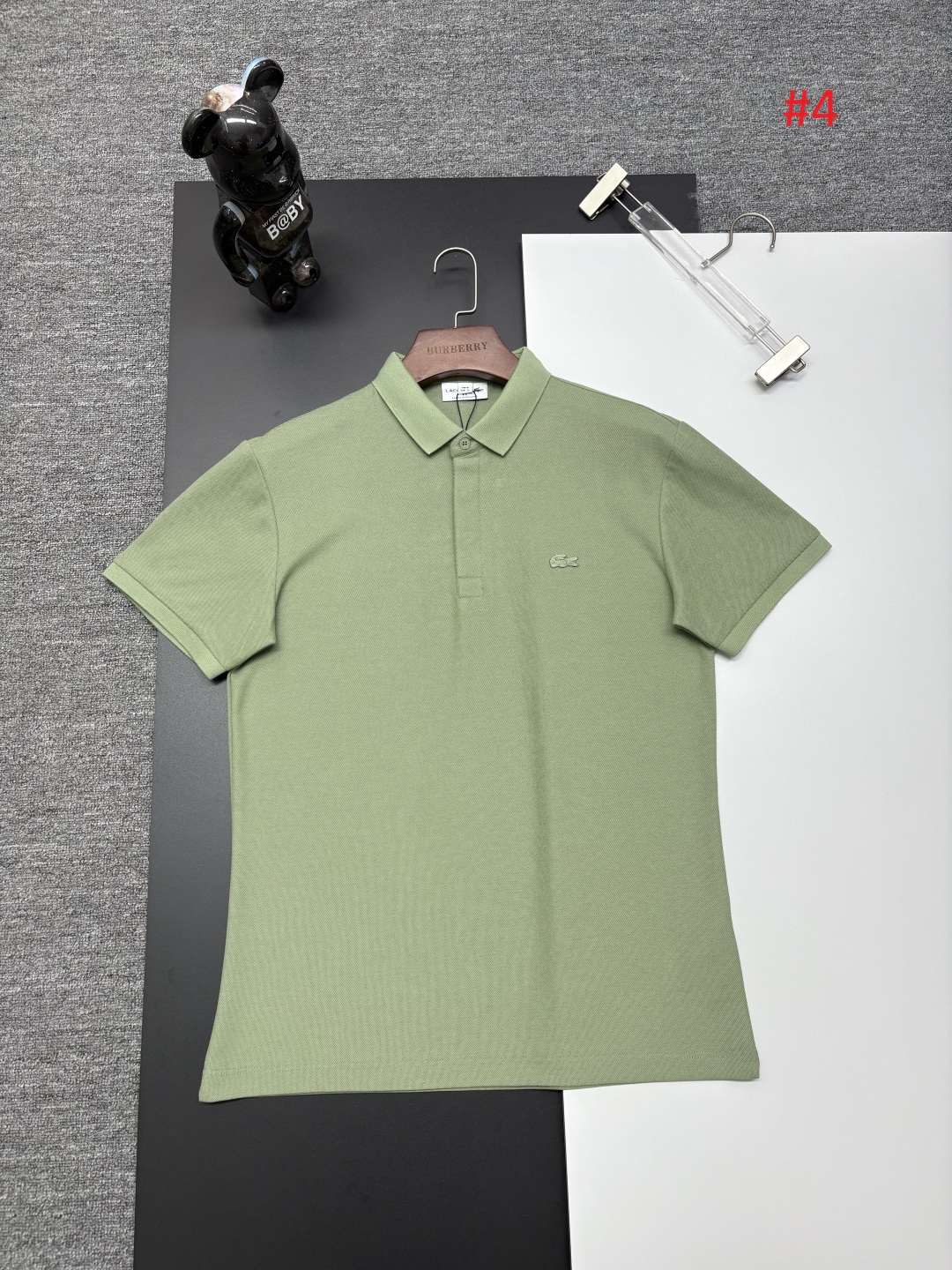 LACOSTE חולצת פולו לגברים 555-2 – תמונה 5