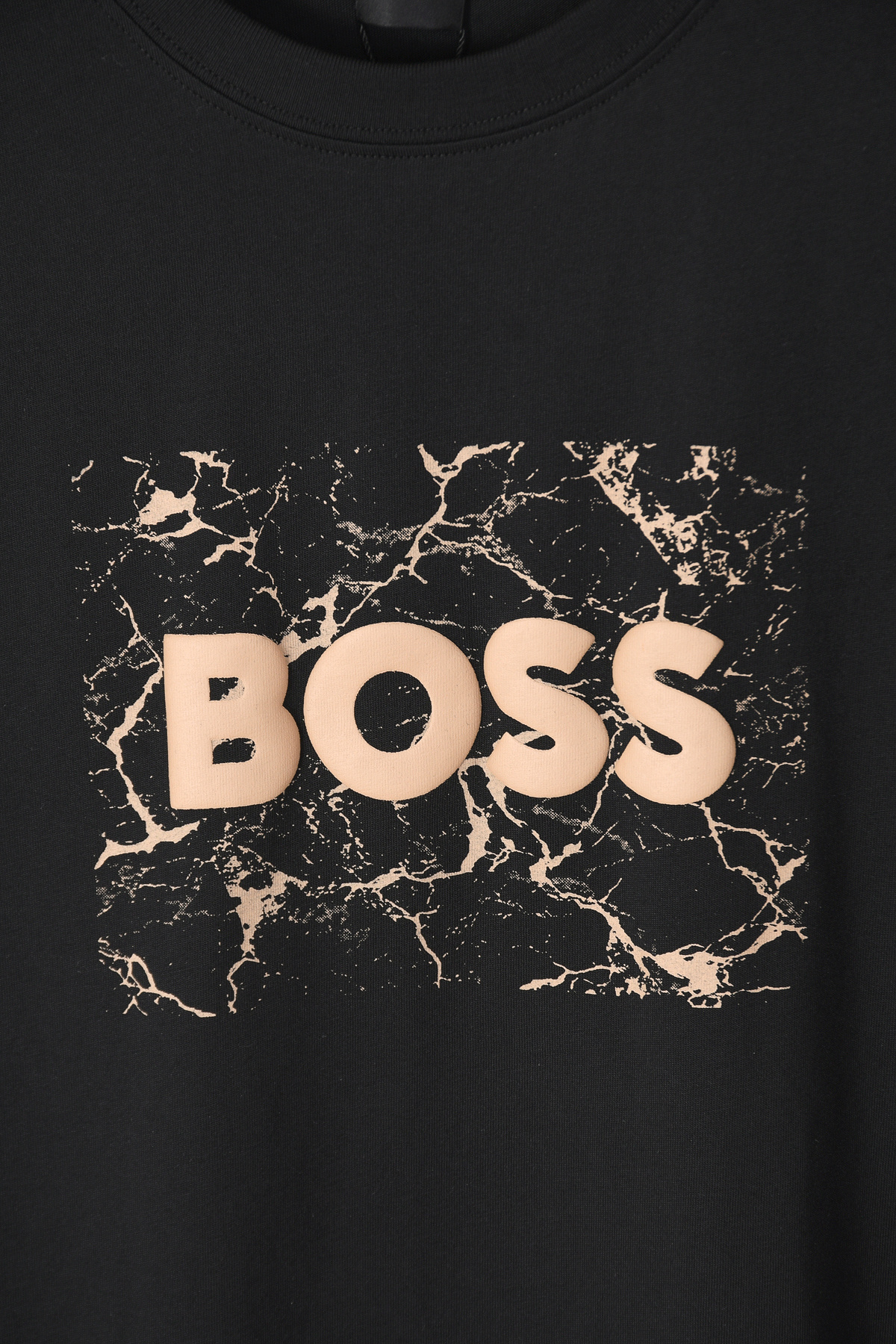 BOSS חולצת טי לוגו שיש – תמונה 5