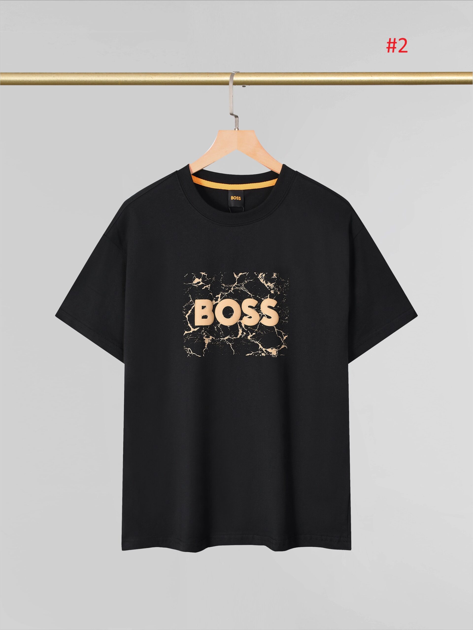 BOSS חולצת טי לוגו שיש – תמונה 3