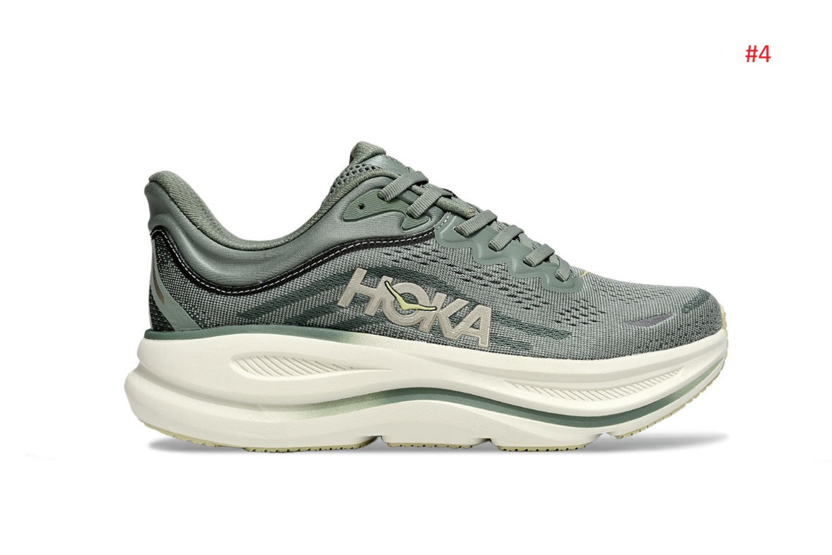 HOKA נעלי ריצה Bondi 9 מרופדות – תמונה 5