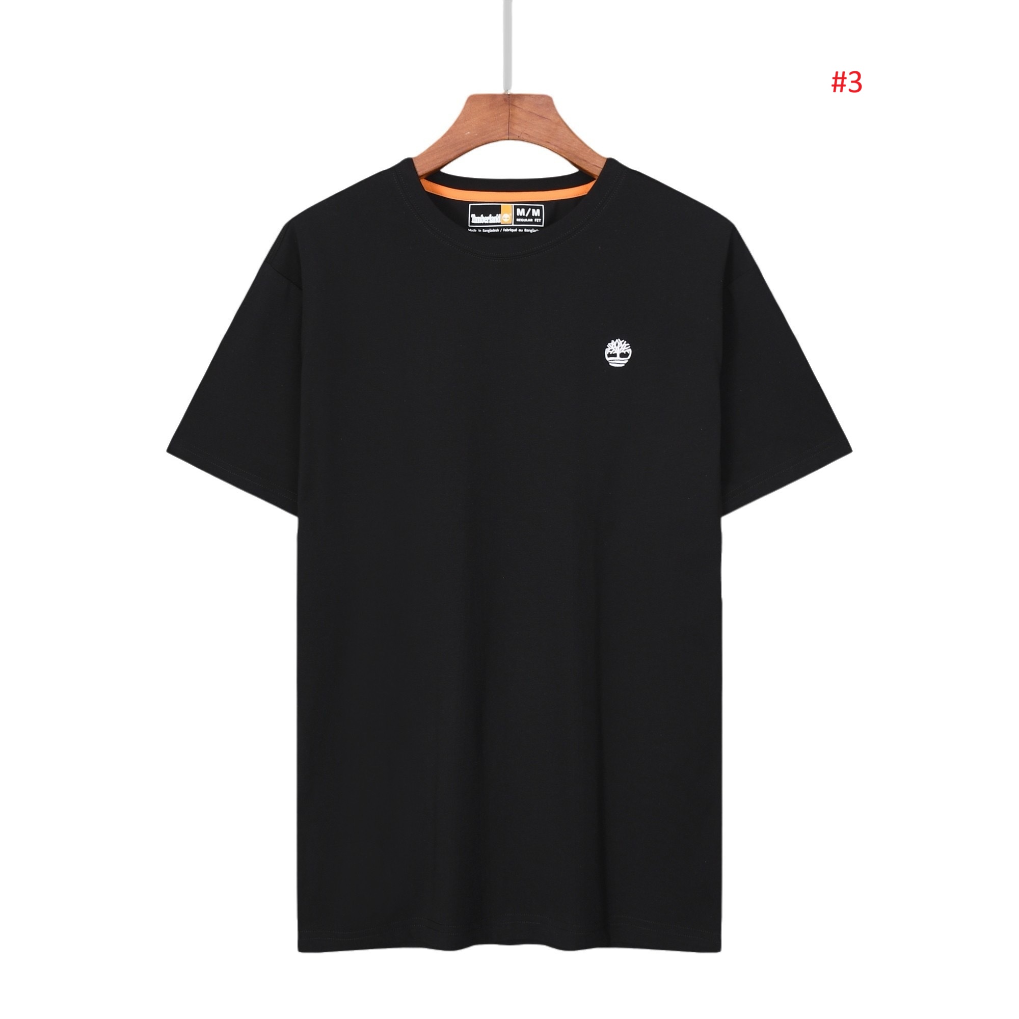 Timberland חולצת טי לגברים עם לוגו רקום – תמונה 4