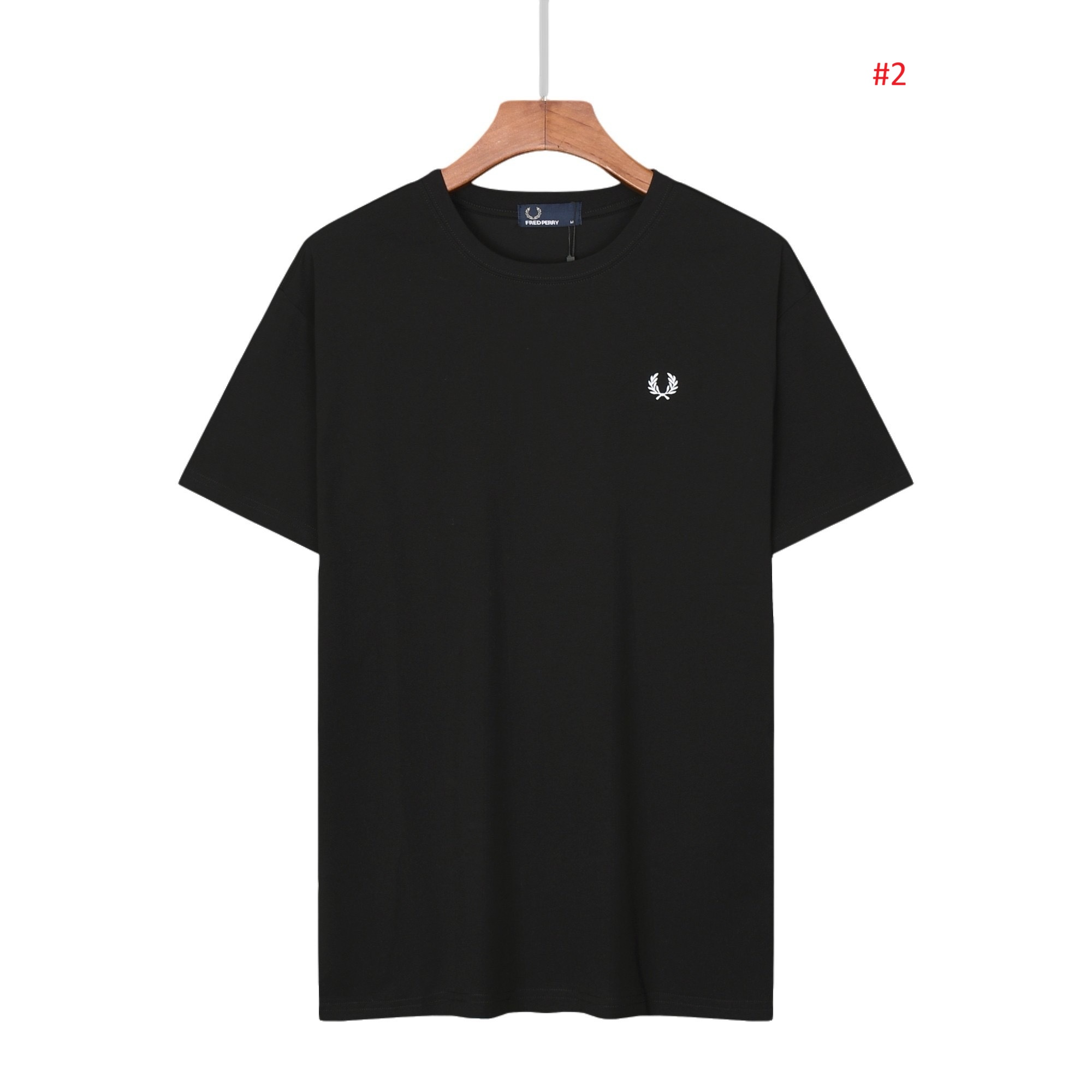 FREDPERRY טי-שירט עם לוגו רקום – תמונה 3