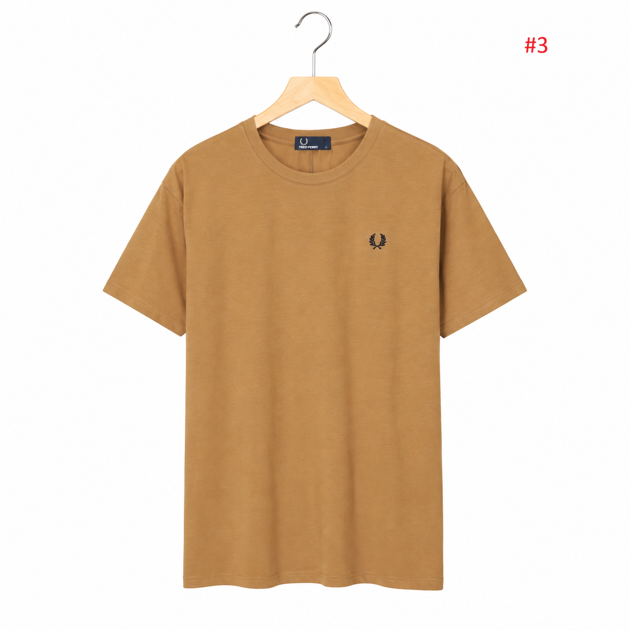 FREDPERRY טי-שירט עם לוגו רקום – תמונה 4
