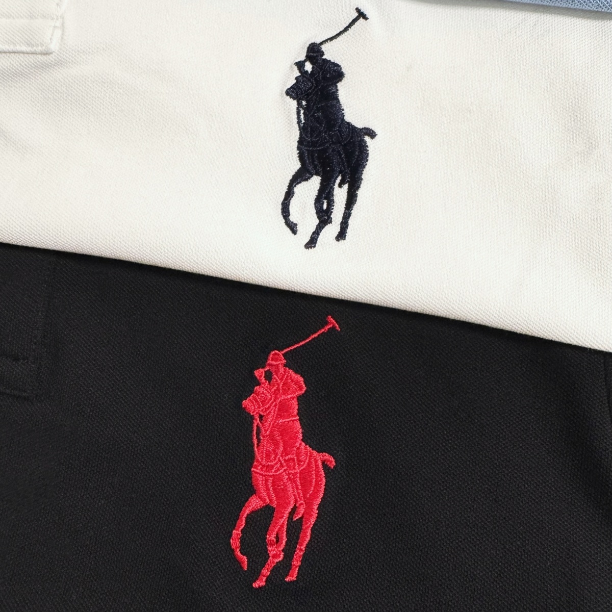 Polo Ralph Lauren חולצת פולו קצרה לגברים עם לוגו רקום – תמונה 5