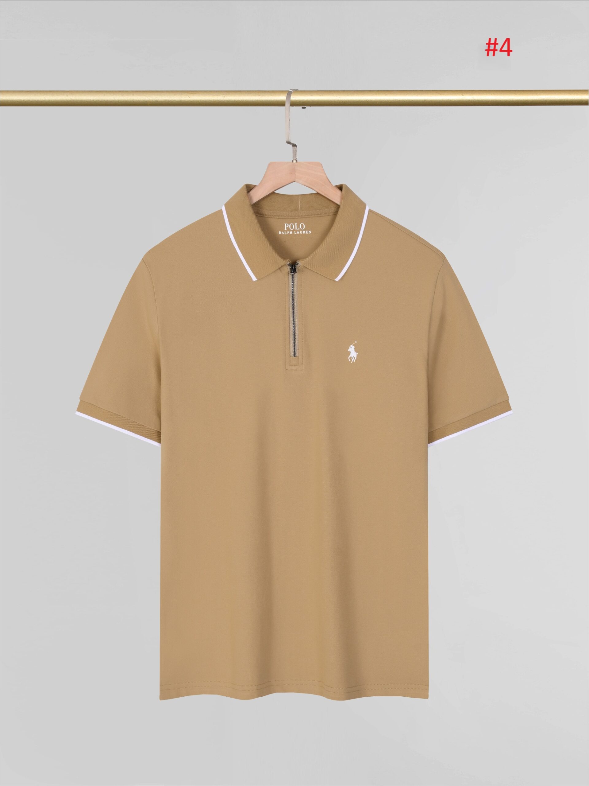 Polo Ralph Lauren חולצת פולו רוכסן לגברים – תמונה 5